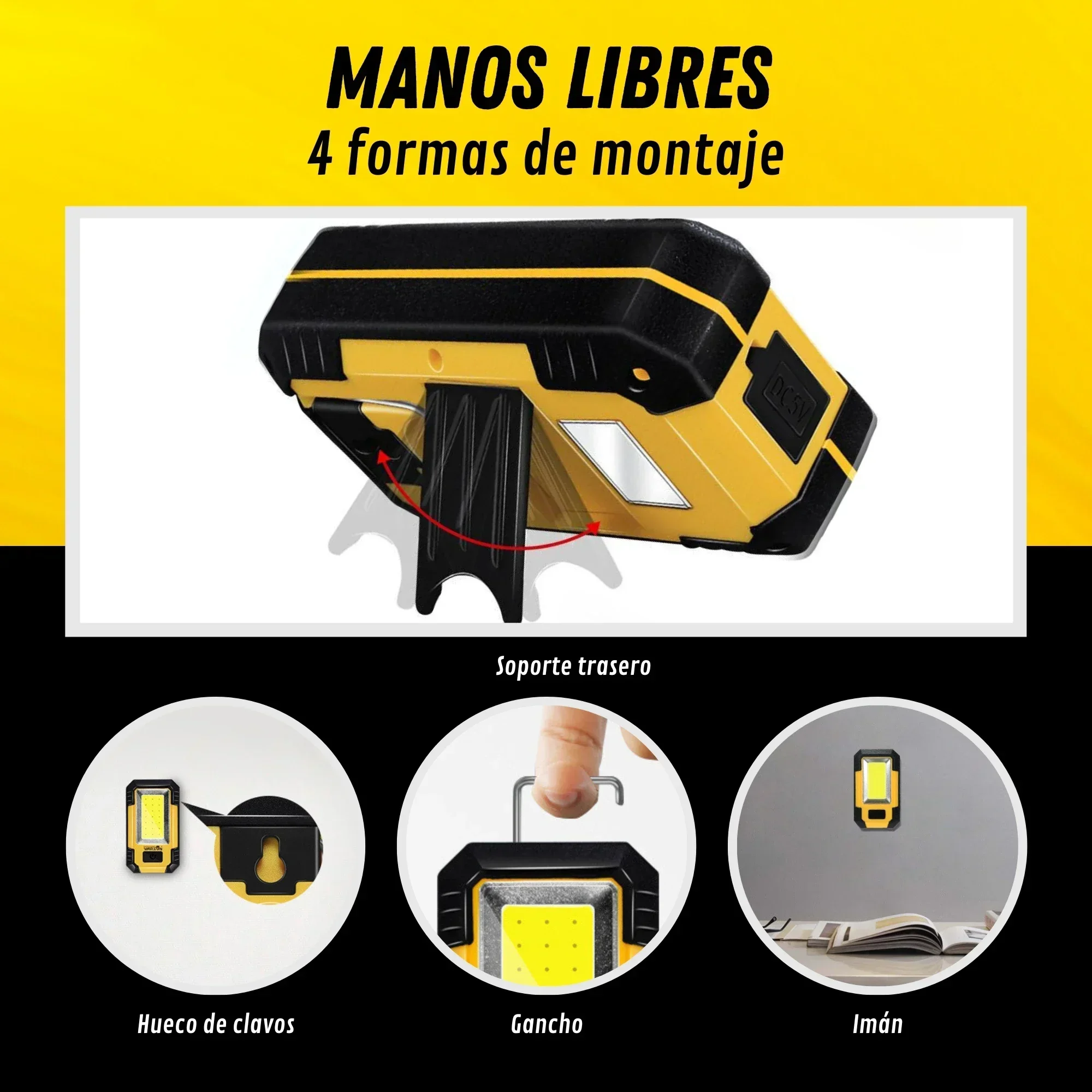 Portable 4000MaH Rechargeable  - Outdoor Lighting B&Q reseña y precio
