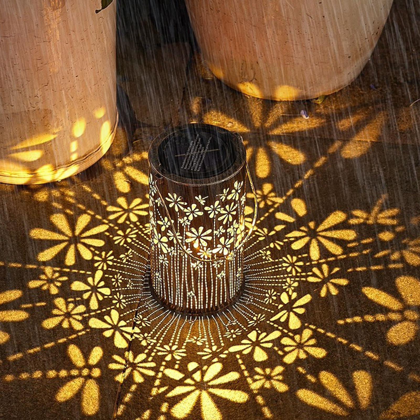Solar Lanterns Colorful Metal  - Solar Path Light reseña y precio