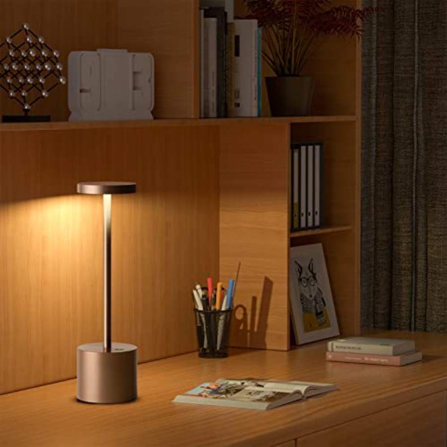 Cordless Table Lamp Rechargeab - Outdoor Lighting Restaurant reseña y precio