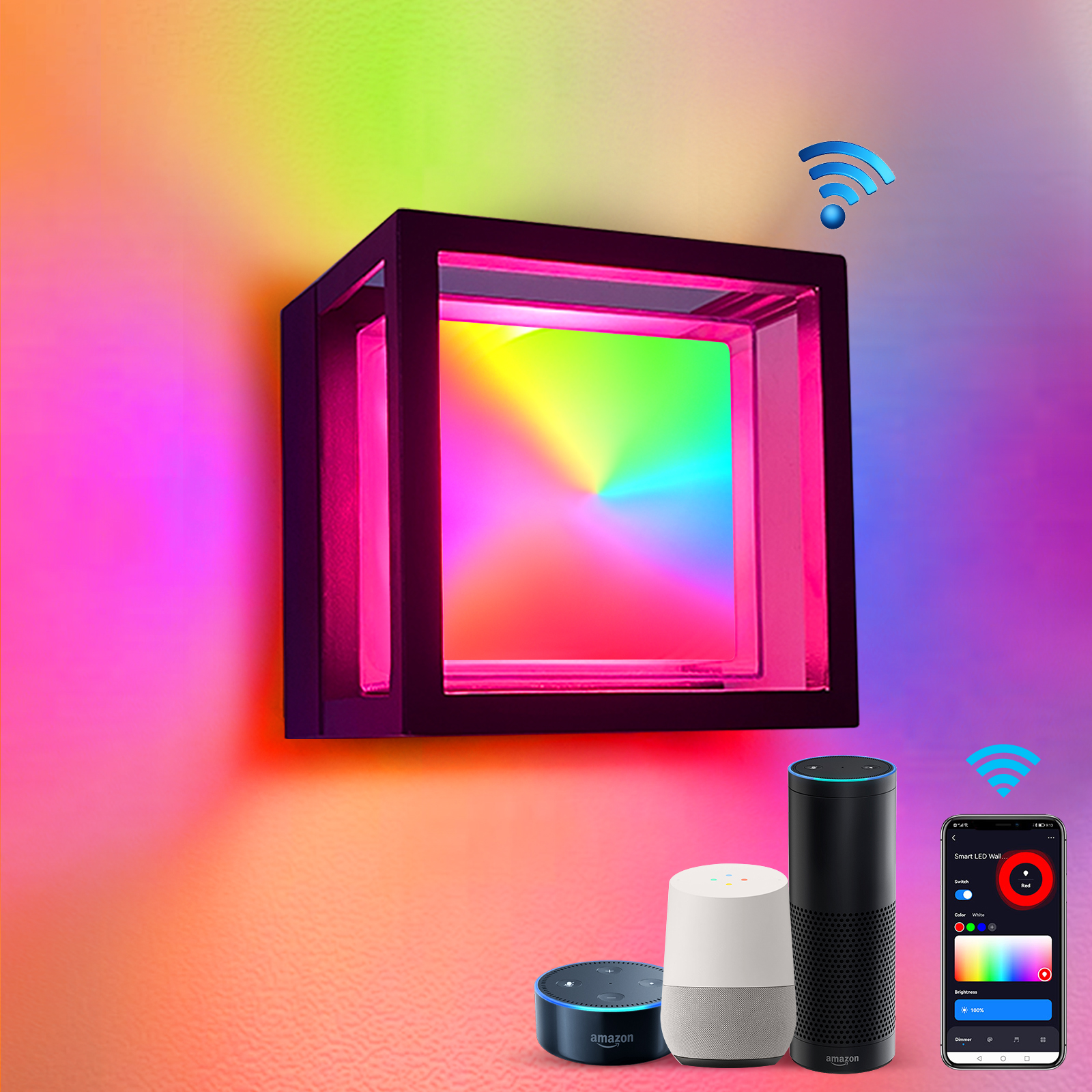 WIFI Smart LED Wall Lamp Outdo - Outdoor Lighting Zigbee reseña y precio