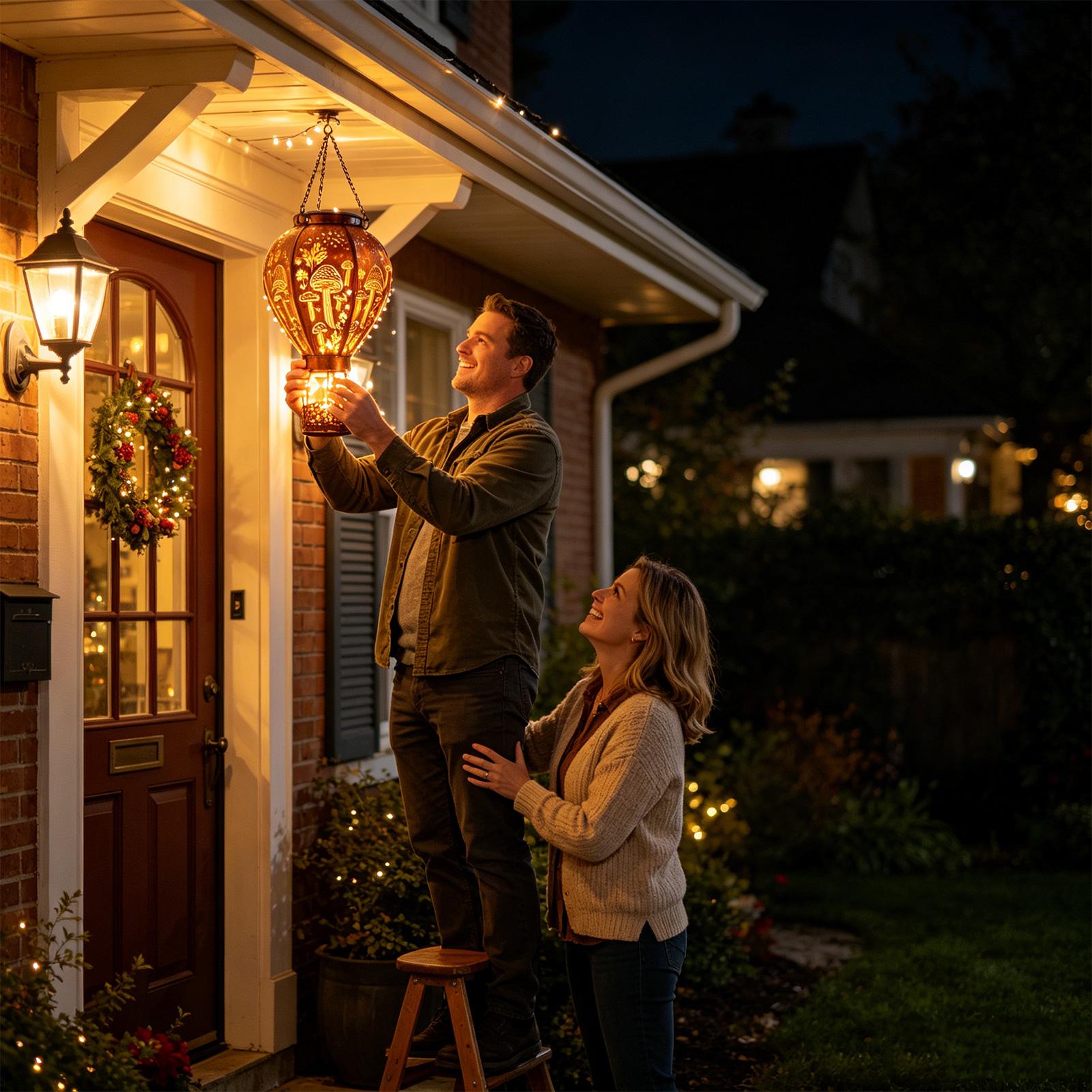 Hot Air Balloon Solar Light Hu - Solar Path Light reseña y precio