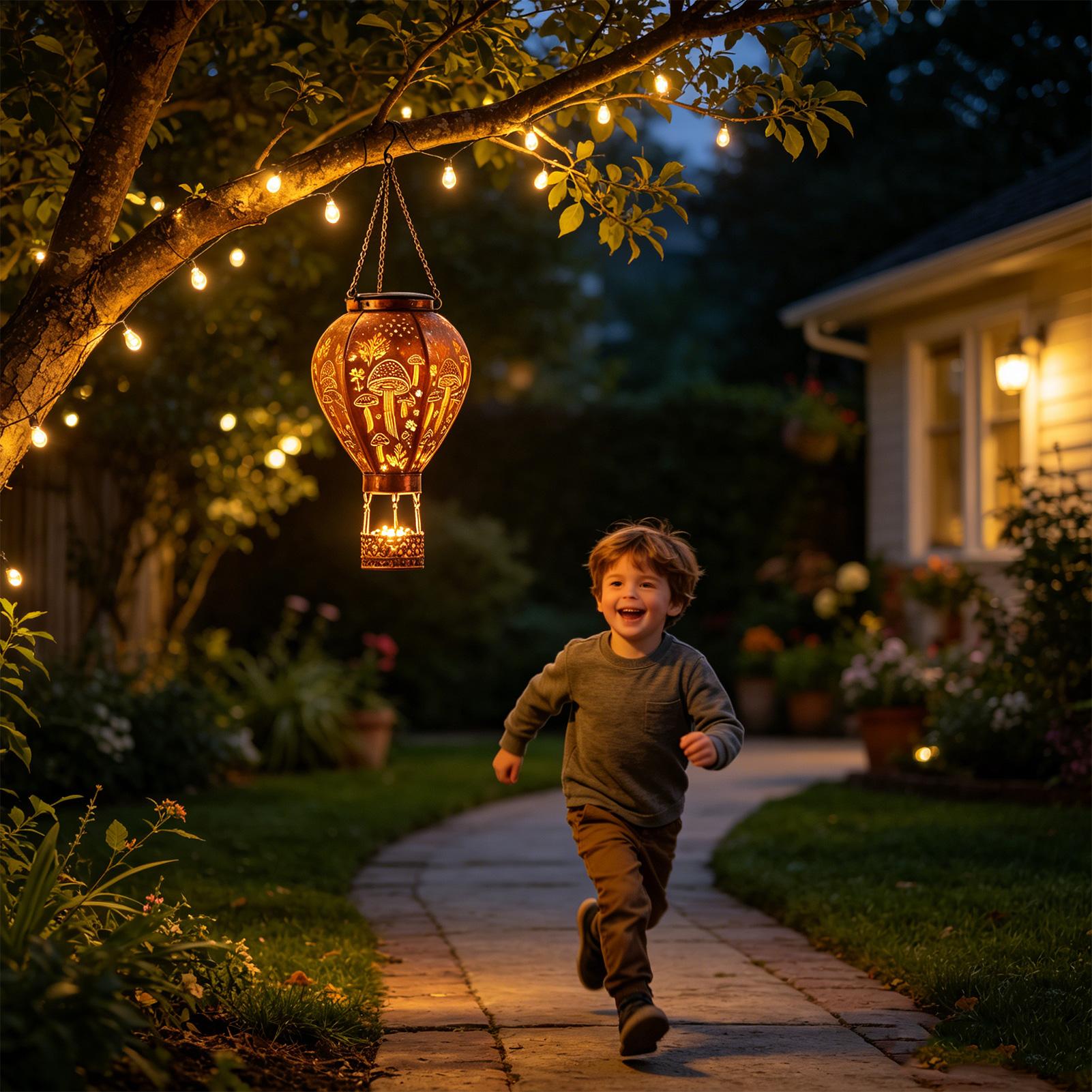 Hot Air Balloon Solar Light Hu - Solar Path Light reseña y precio