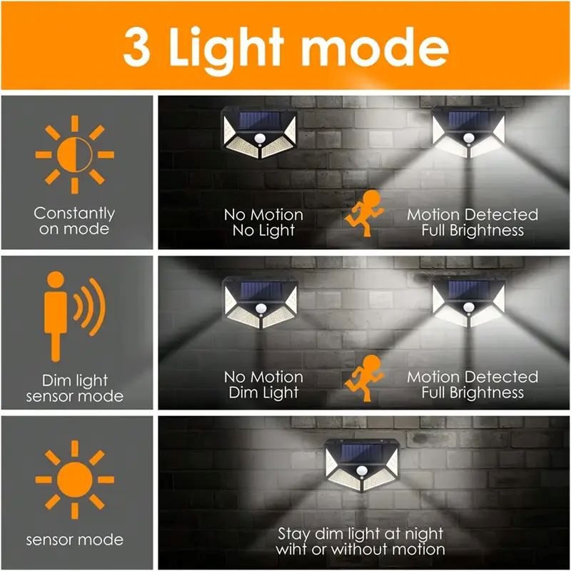 100LED Outdoor Solar Garden Li - Outdoor Lighting With Outlet reseña y precio
