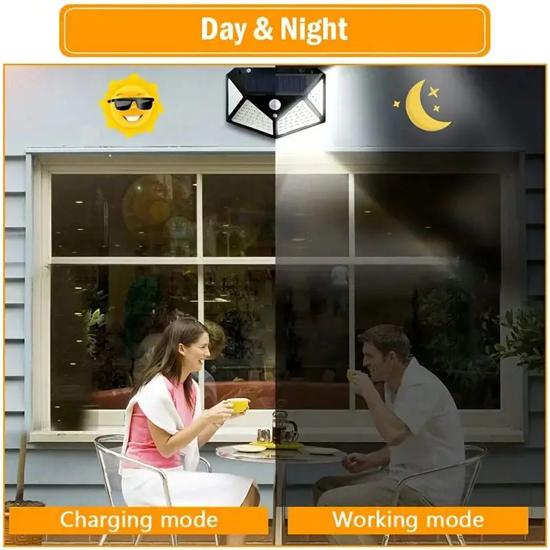 100LED Outdoor Solar Garden Li - Outdoor Lighting With Outlet reseña y precio