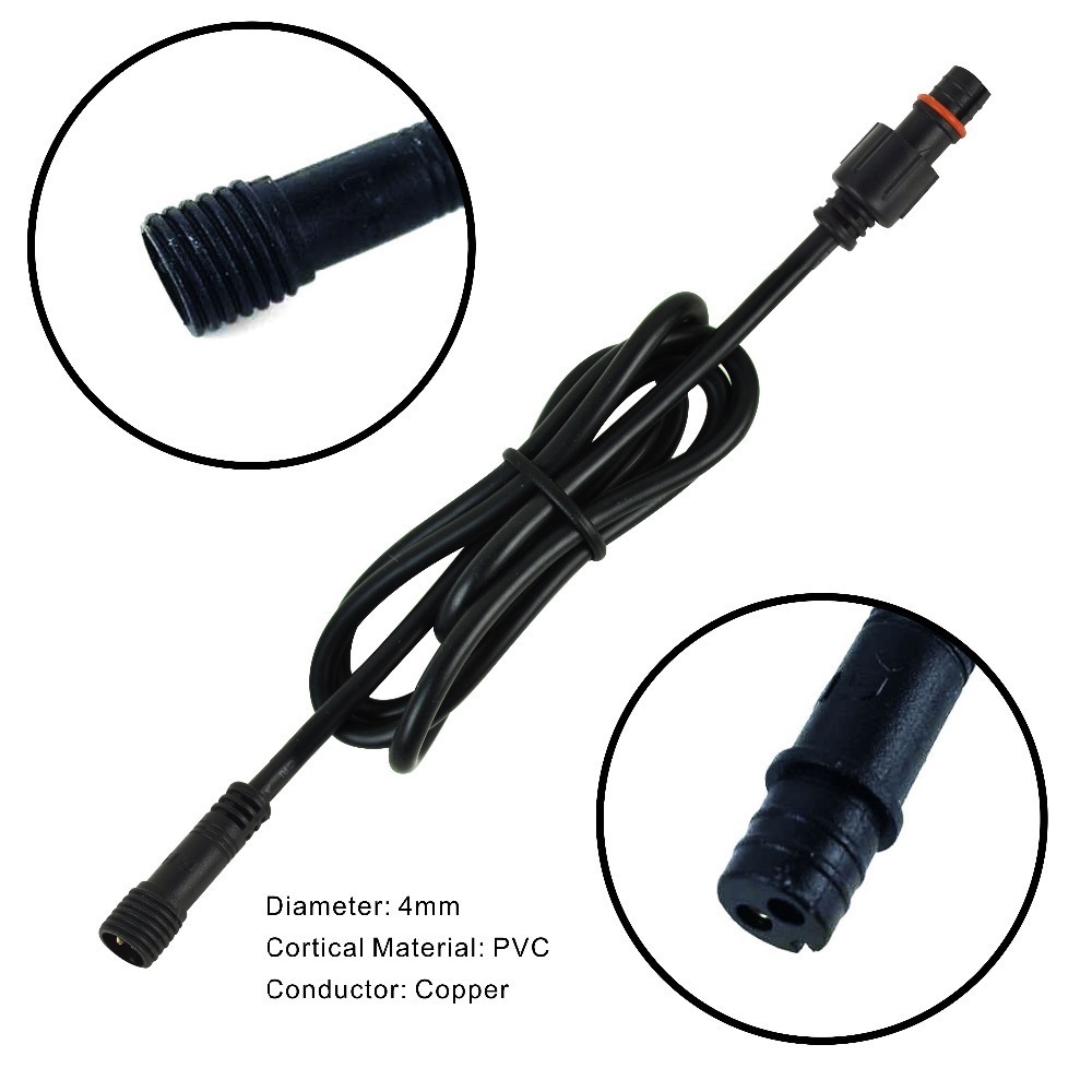 2pin DC LED Cable 1 Metre Exte - Outdoor Lighting Extension Cord reseña y precio