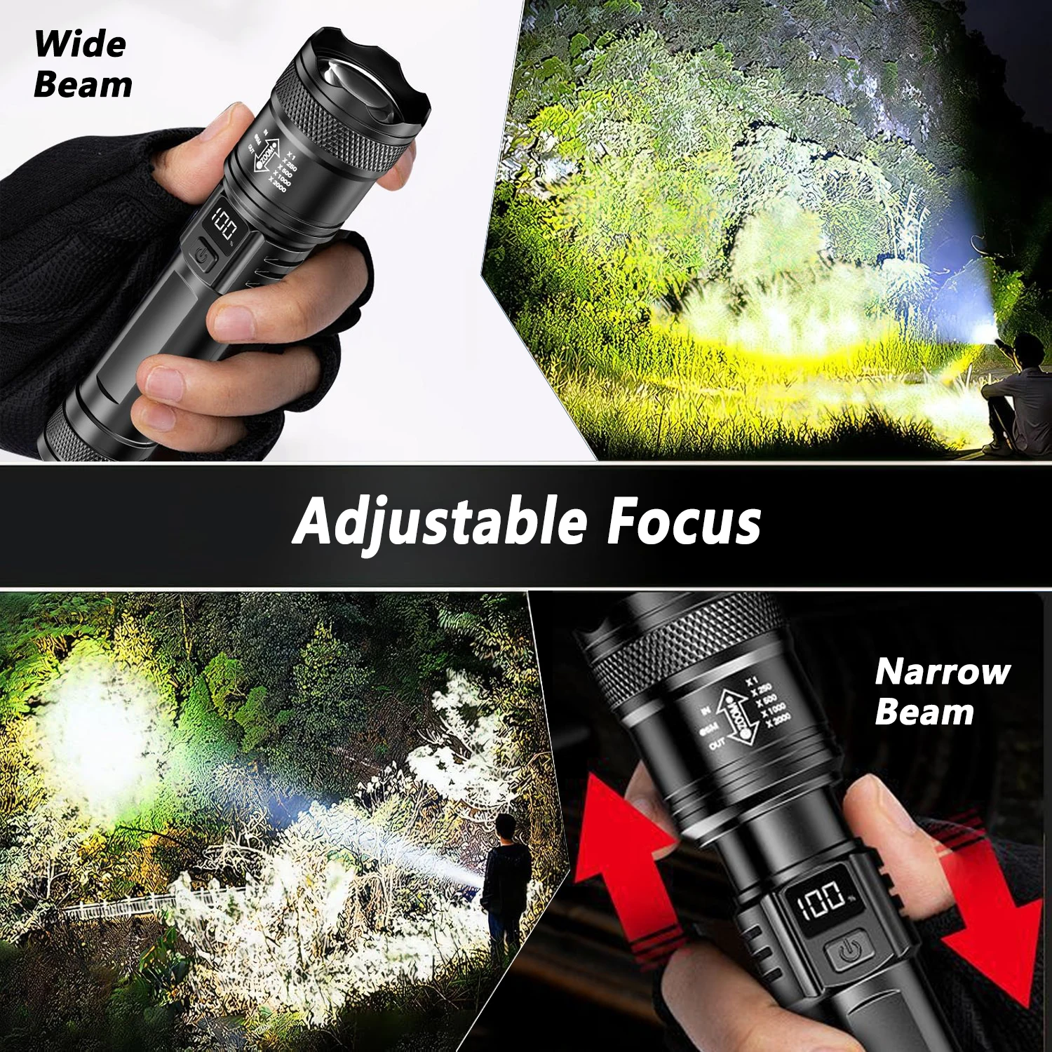 Ultra Bright LED Flashlight 20 - Outdoor Lighting B&Q reseña y precio