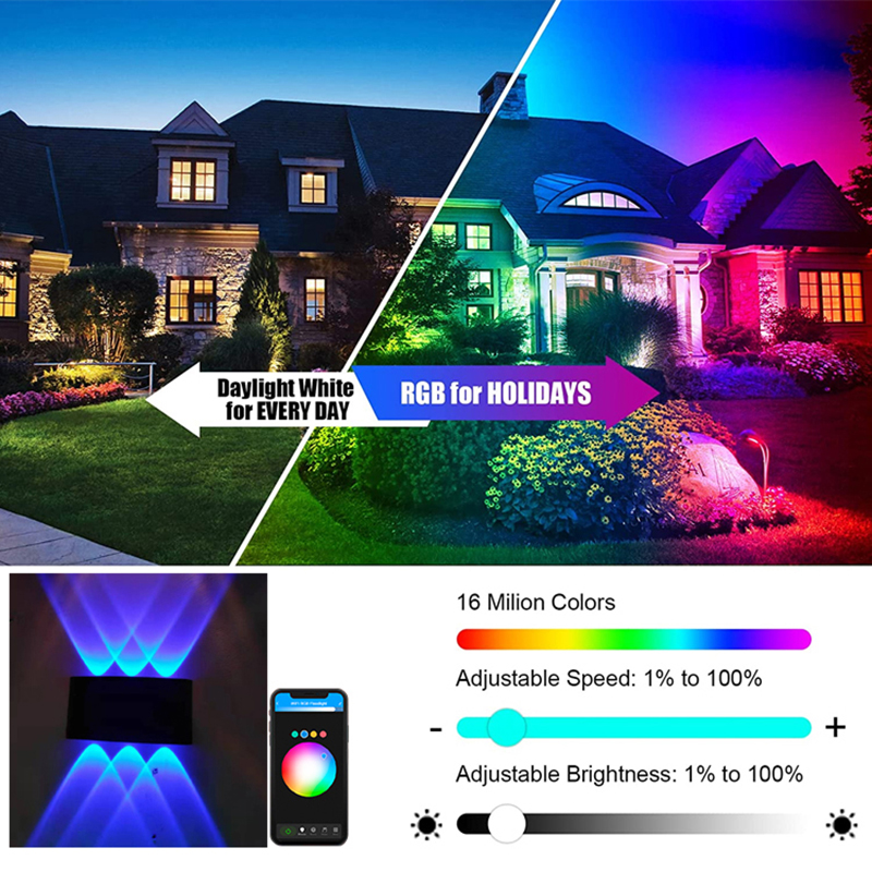 Tuya  Up and Down Wall Light S - Outdoor Lighting Zigbee reseña y precio