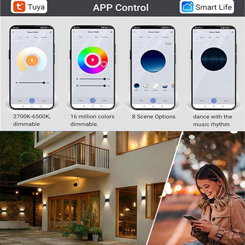Tuya  Up and Down Wall Light S - Outdoor Lighting Zigbee reseña y precio
