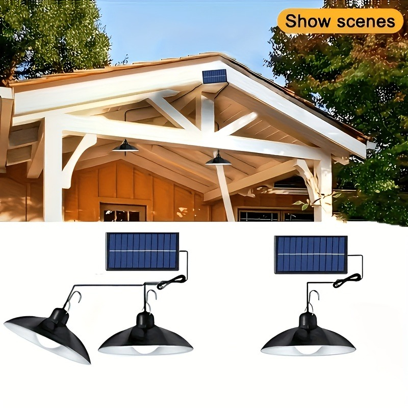 1pc Solar Pendant Light Outdoo - Outdoor Lighting Modern reseña y precio