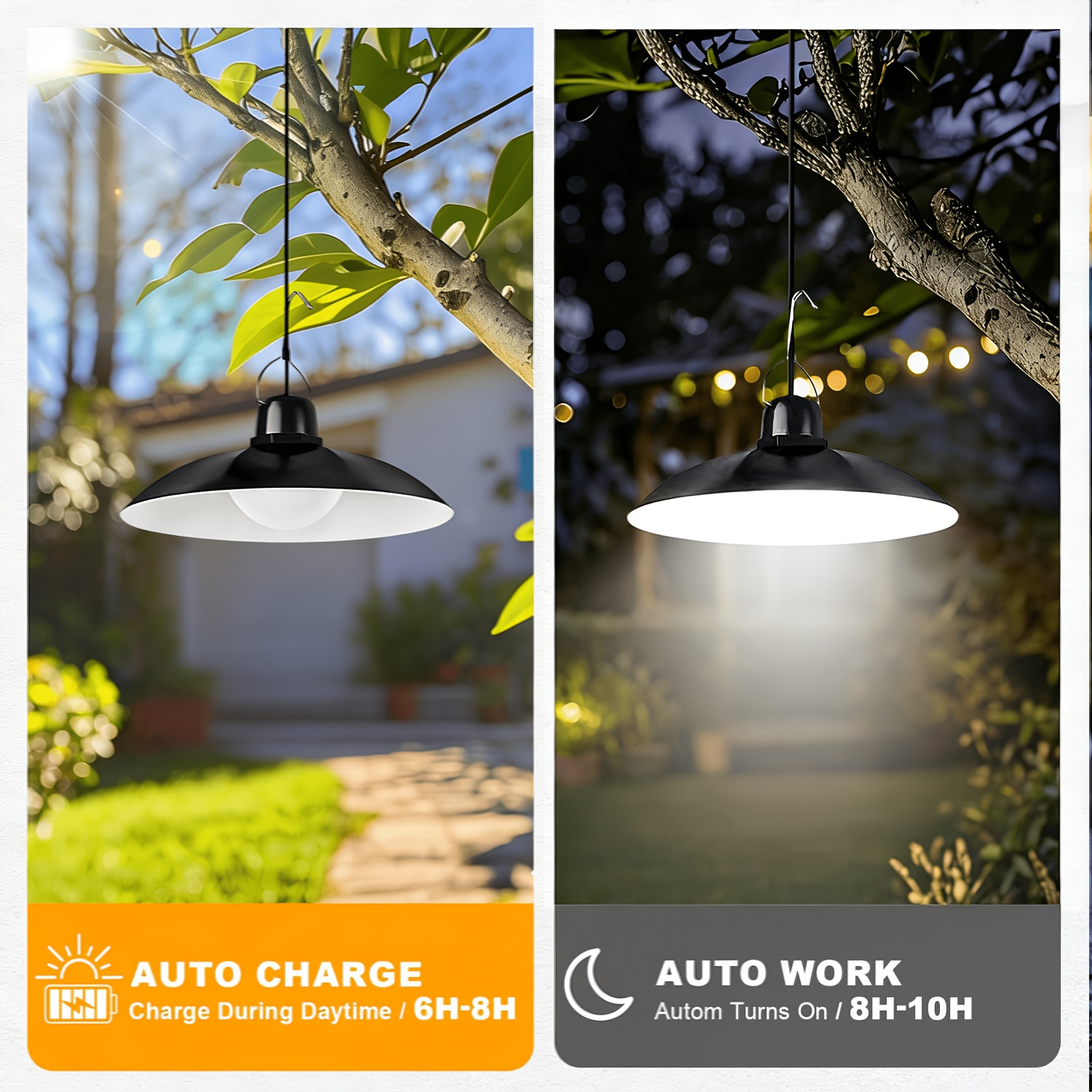 1pc Solar Pendant Light Outdoo - Outdoor Lighting Modern reseña y precio
