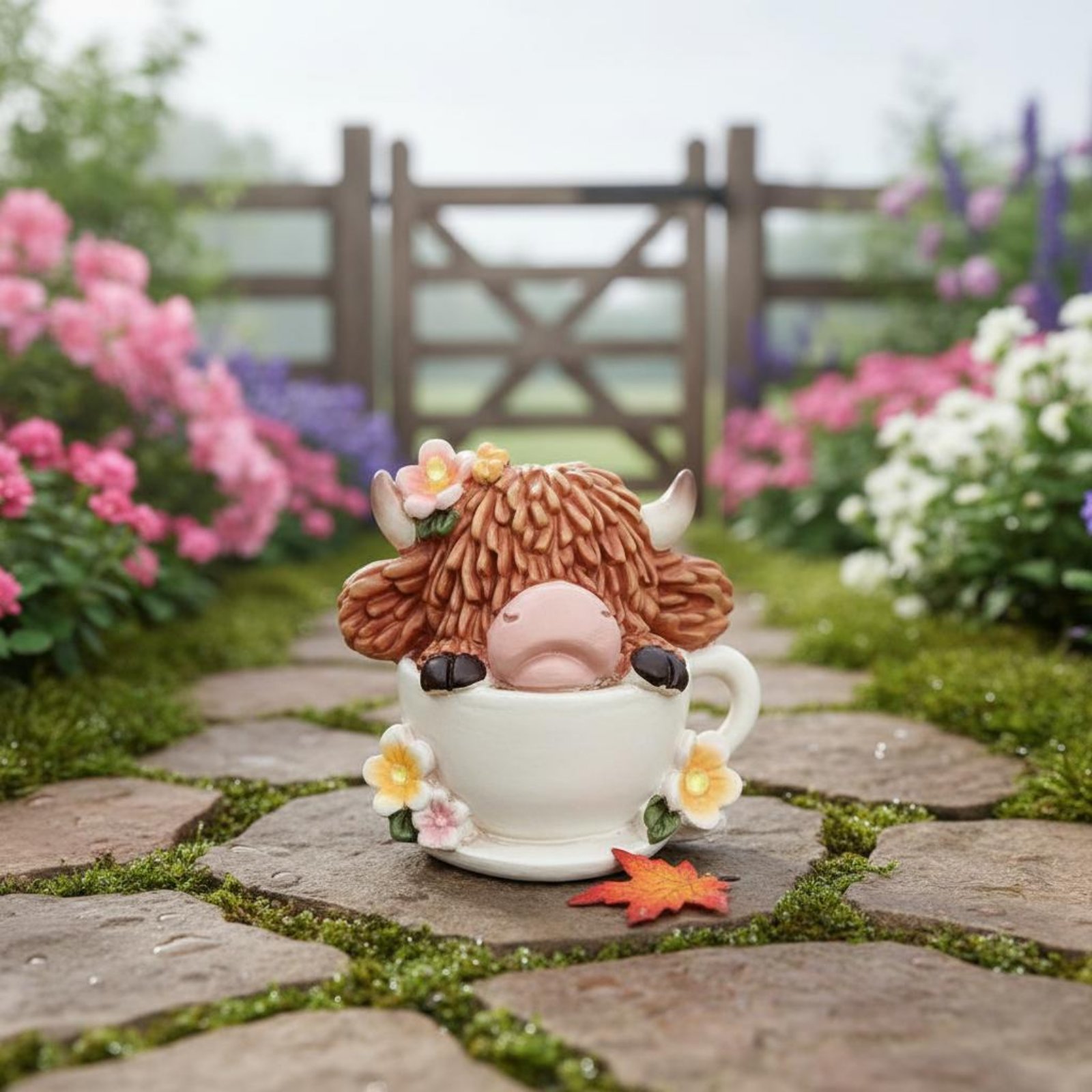 Highland Cow Garden Light Resi - Outdoor Lighting Modern reseña y precio