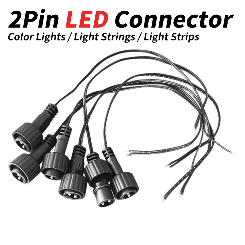 2Pin LED Connector with 25cm W - Outdoor Lighting Extension Cord reseña y precio