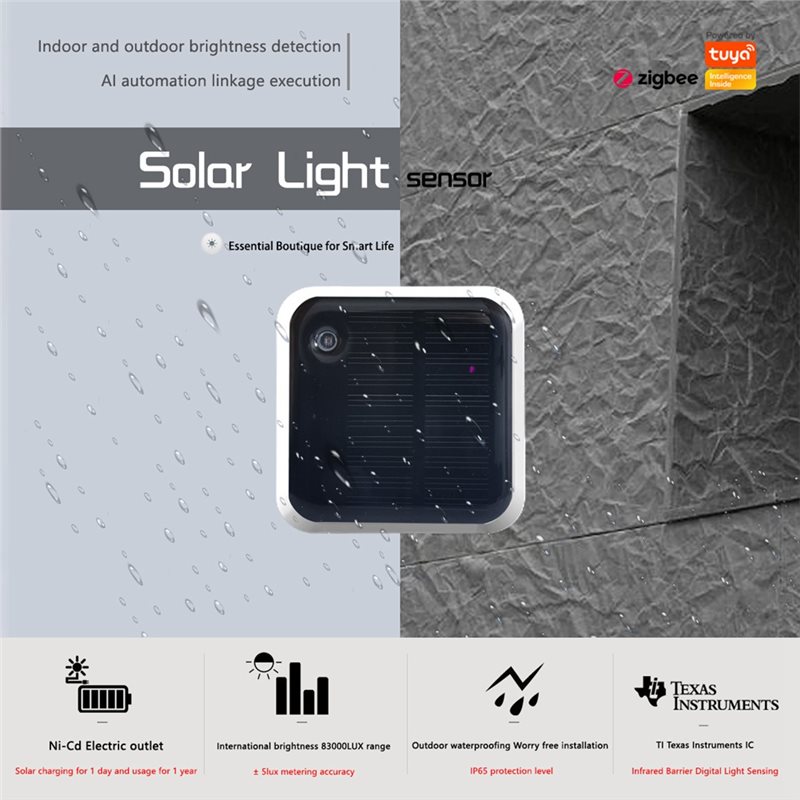 【ORNAMENT】Tuya Zigbee Solar Li - Outdoor Lighting Zigbee reseña y precio