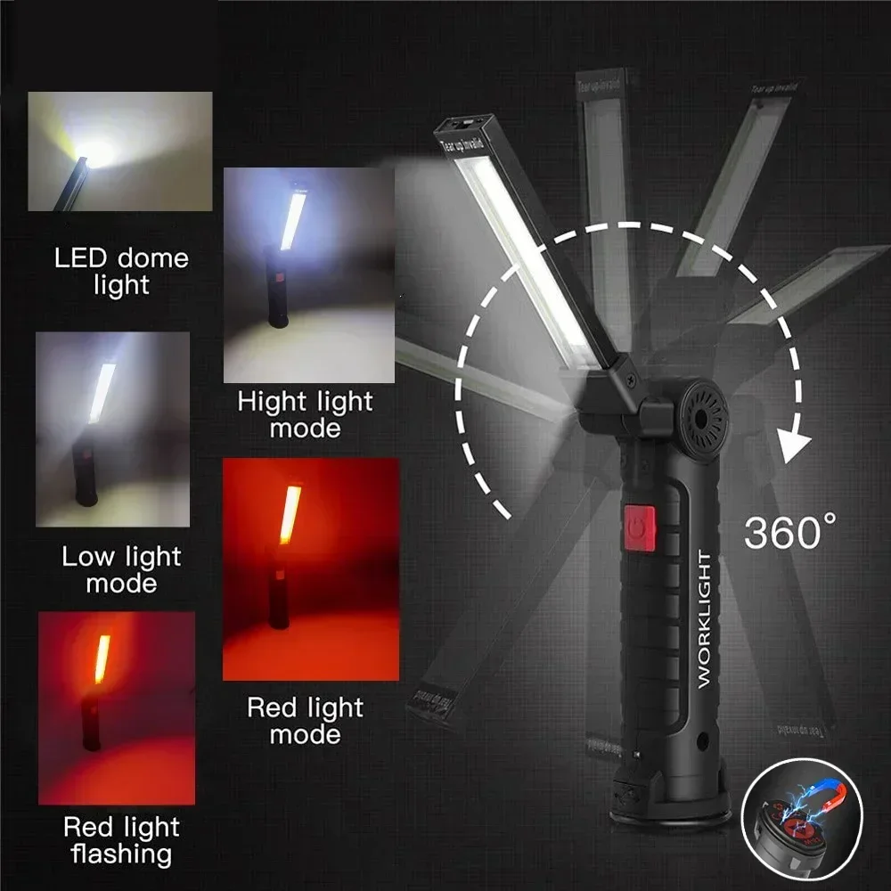 LED COB Flashlight USB Recharg - Outdoor Lighting B&Q reseña y precio
