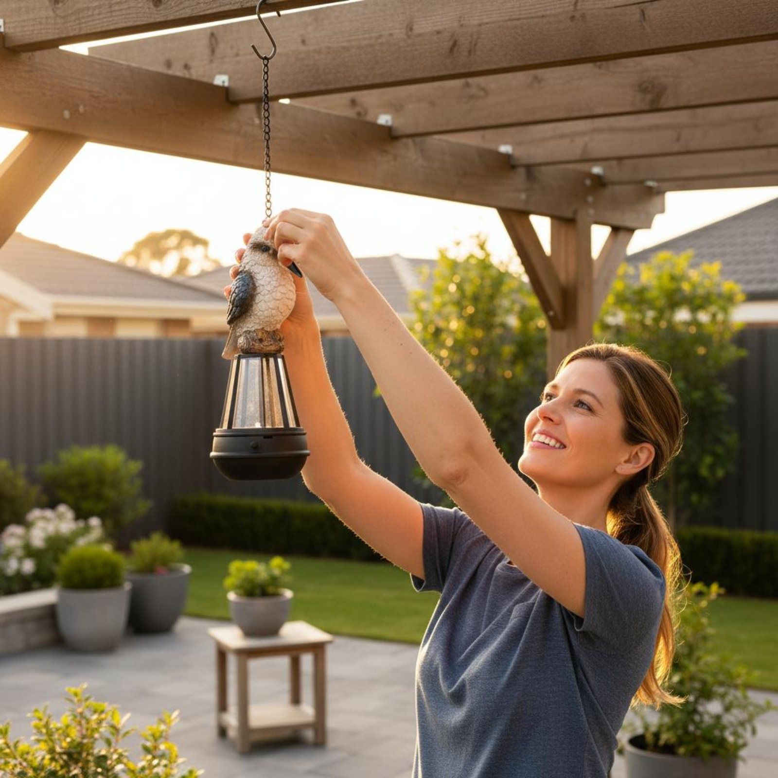 Solar Avian Hanging Lamp Energ - Outdoor Lighting Modern reseña y precio