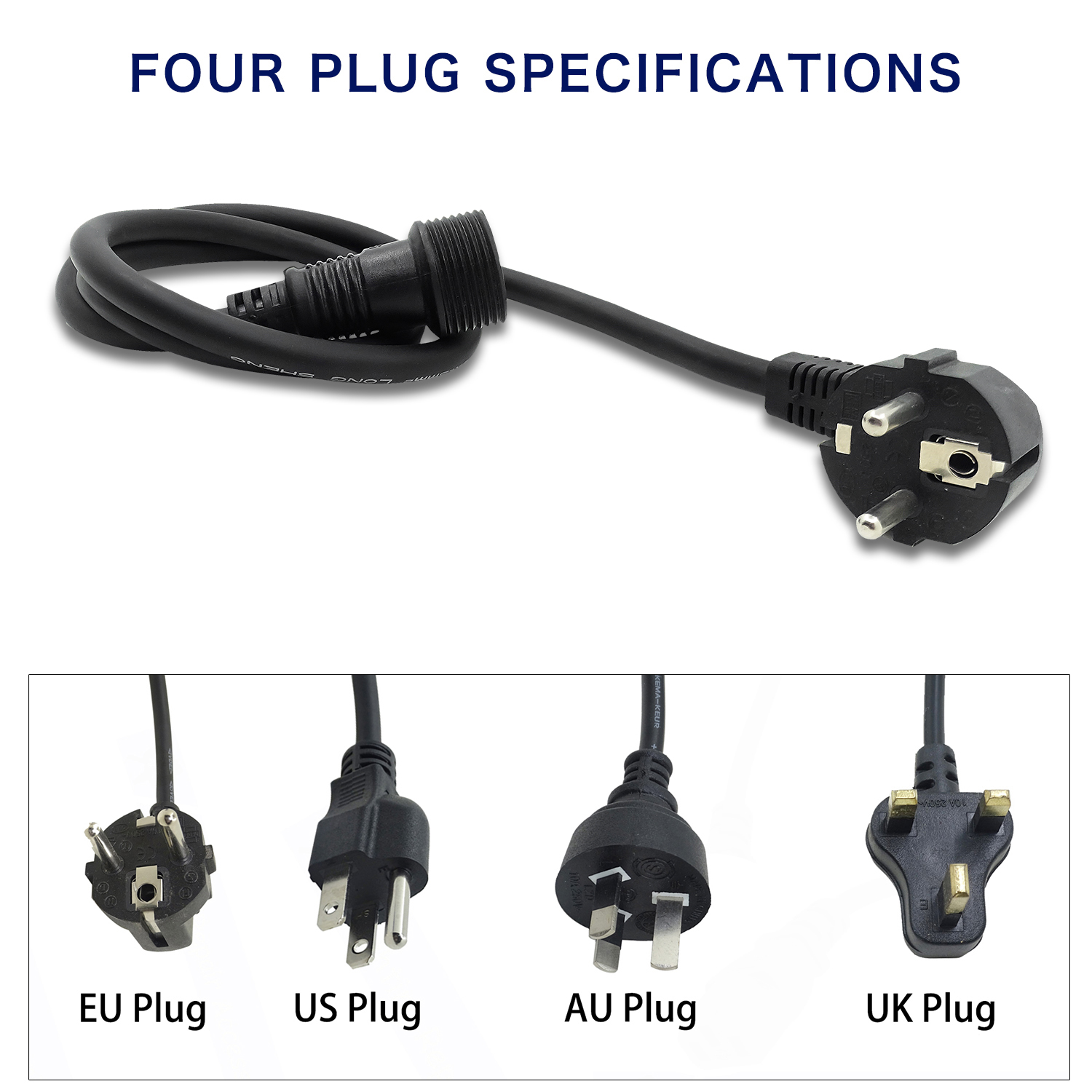 IP65 Waterproof Power Cord 3Pi - Outdoor Lighting Cable Uk reseña y precio