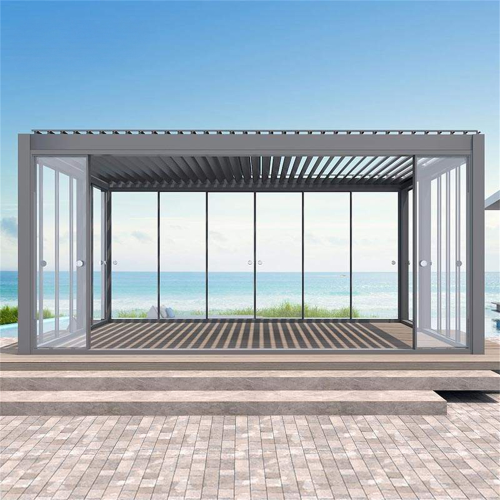 Aluminum Bioclimatic Pergola s - Outdoor Lighting Restaurant reseña y precio