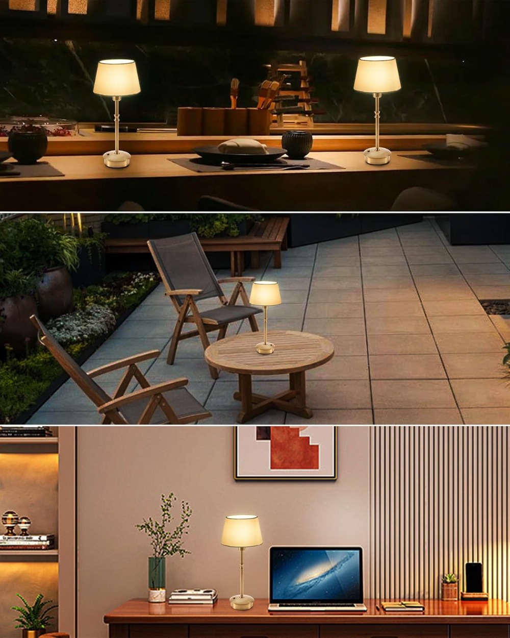 Portable Rechargeable Table La - Outdoor Lighting Restaurant reseña y precio