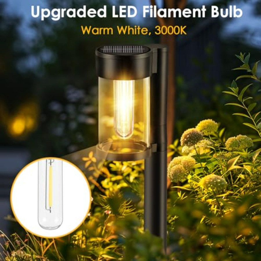 Solar Pathway Lights Outdoor,  - Solar Path Light reseña y precio