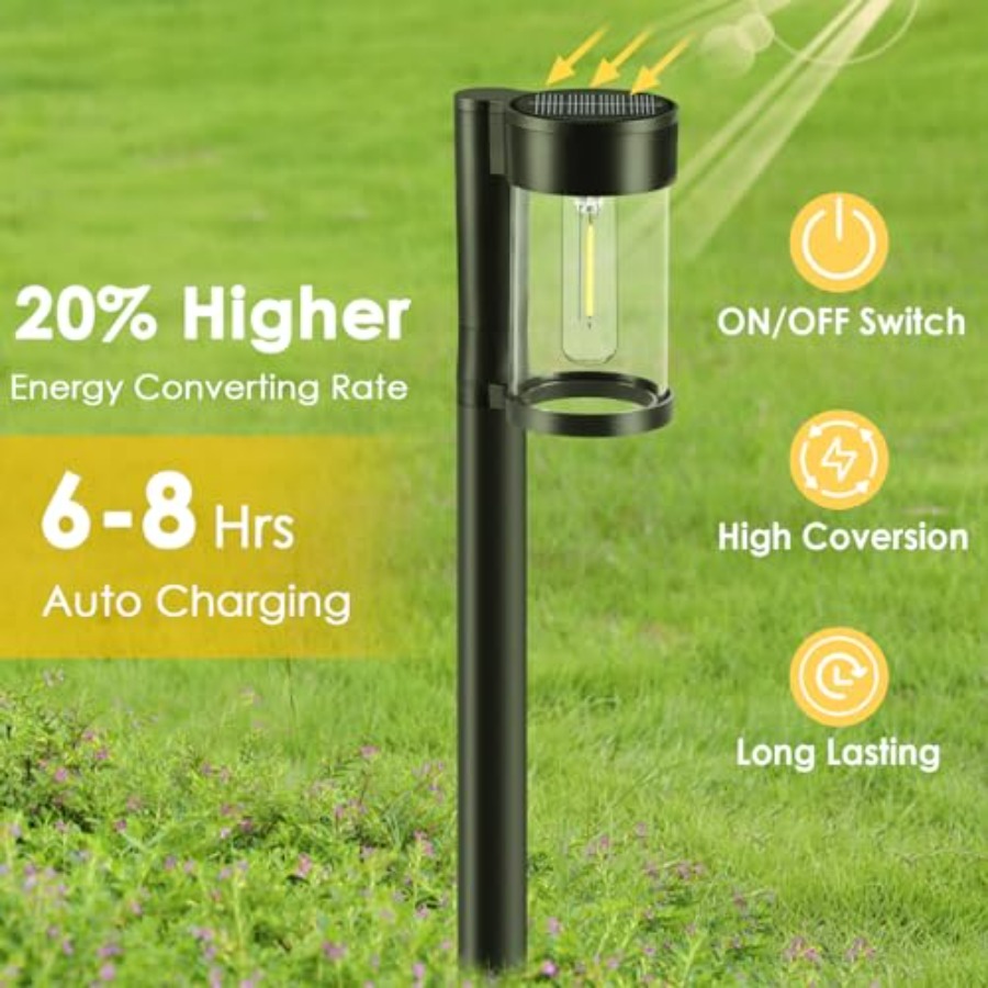 Solar Pathway Lights Outdoor,  - Solar Path Light reseña y precio