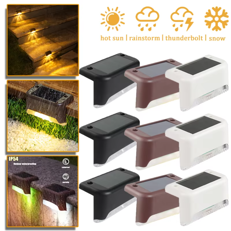 Outdoor Solar Step Lights Warm - Solar Path Light reseña y precio