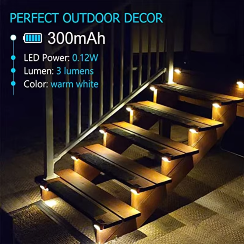 Outdoor Solar Step Lights Warm - Solar Path Light reseña y precio