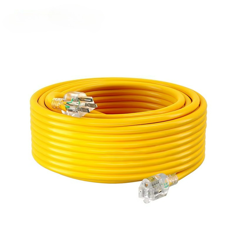 12 Gauge 12/3 SJTW Heavy Duty  - Outdoor Lighting Extension Cord reseña y precio