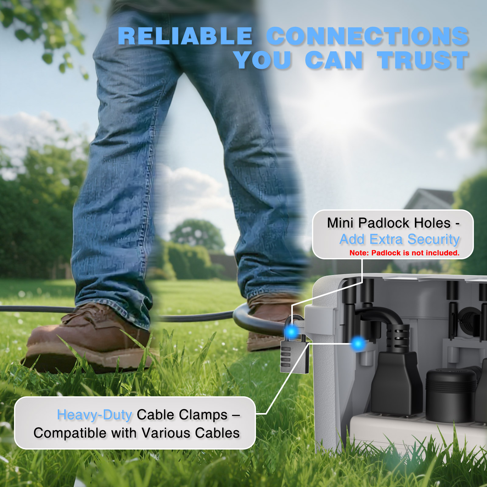 IP54 Waterproof Extension Cord - Outdoor Lighting Extension Cord reseña y precio