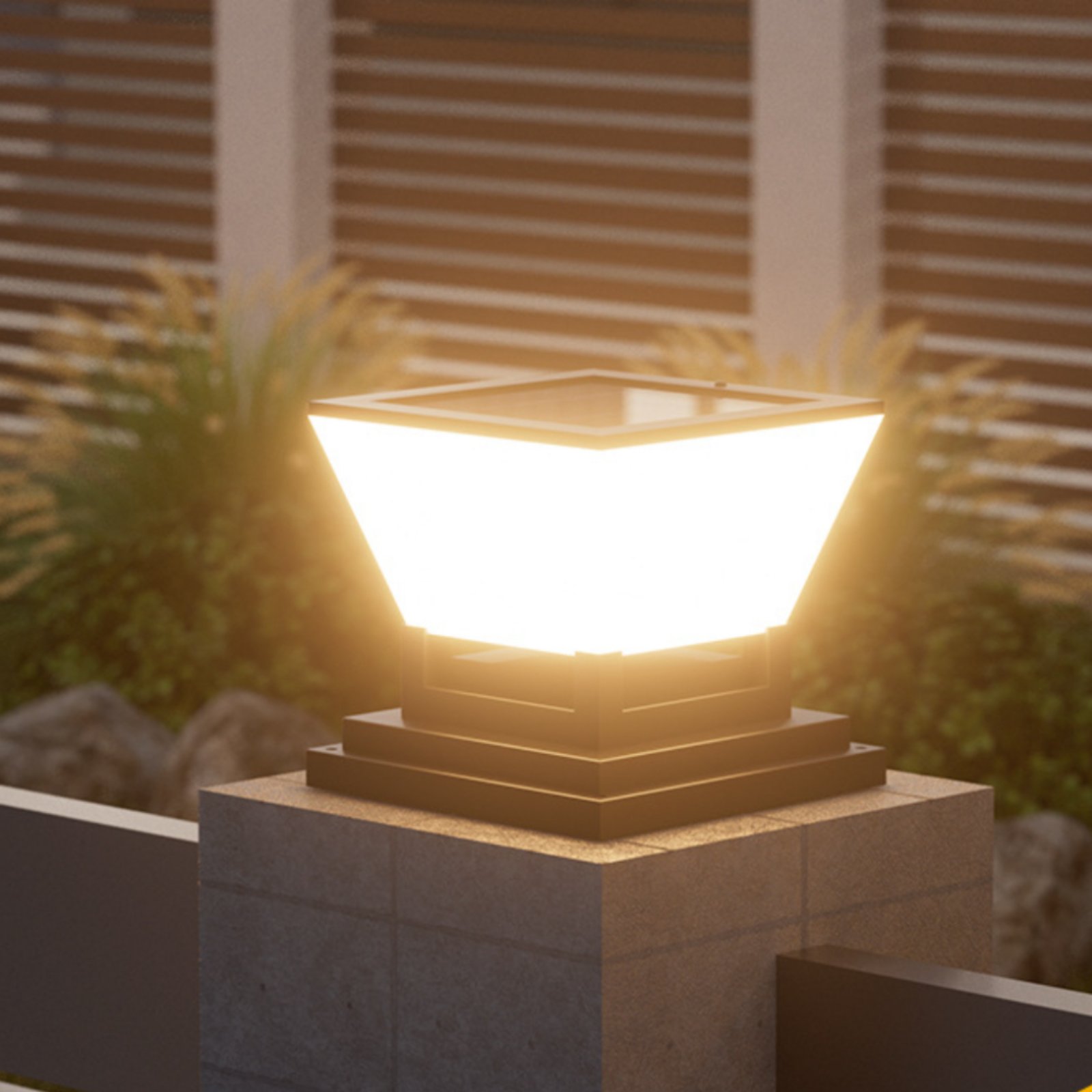 Solar Post Light Water Resista - Outdoor Lighting Modern reseña y precio