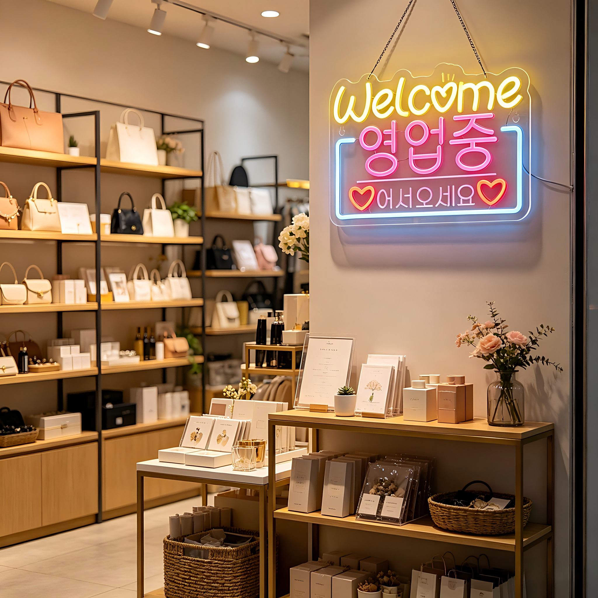 Korean Welcome on Sale Neon Si - Outdoor Lighting On Sale reseña y precio